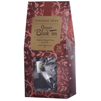 Herbata Vintage Teas Organic Black Tea Pekoe 20 torebek